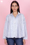 Cambric Cotton Top In Floral Print
